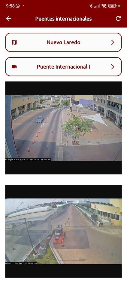 Módulo de cámaras internacionales en Censecar